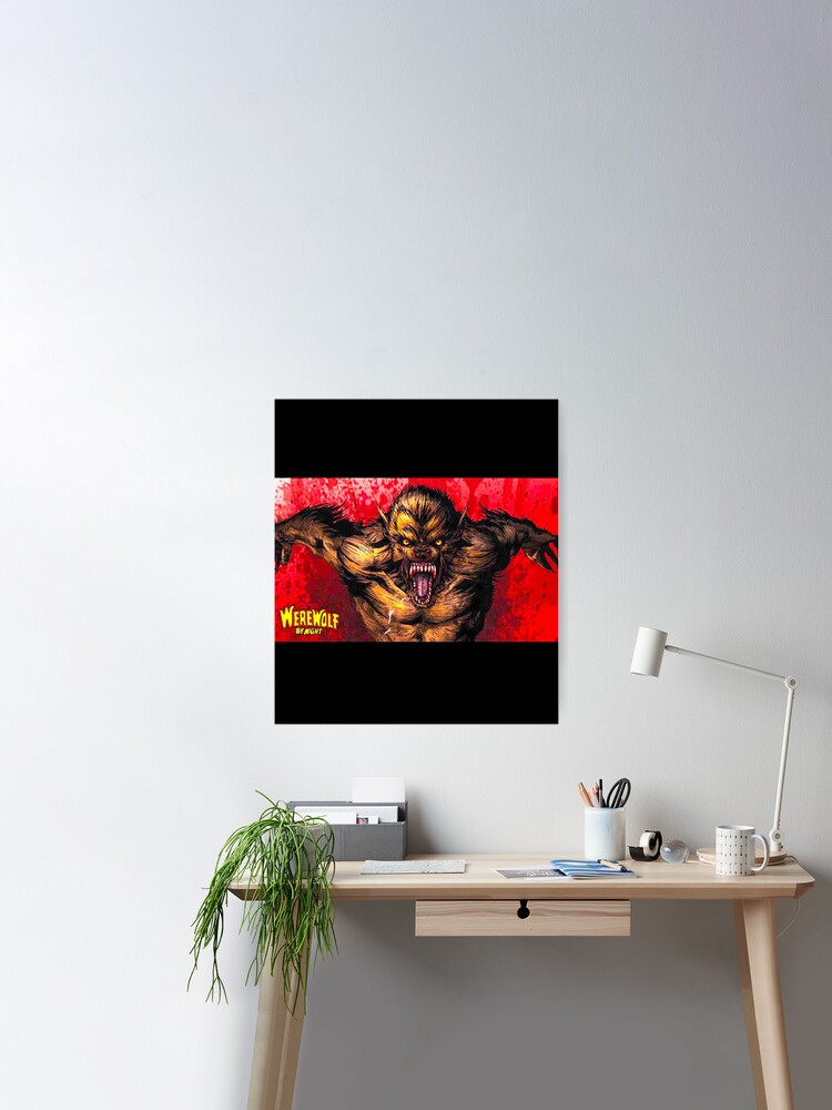 Werewolf by Night Corner box Art Poster for Sale by azweaponx23