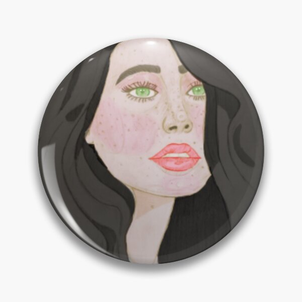 Item preview, Girl with  black hair & green eyes designed and sold by Tauruseagull.