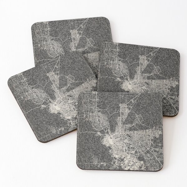 Item preview, El Paso map Texas Ink lines 2 designed and sold by InkMaps.