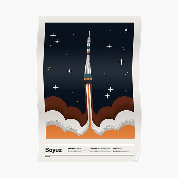 Legendary Spacecraft Poster