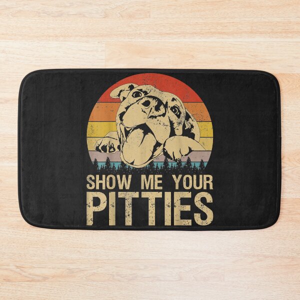 Item preview, Show Me Your Pitties Funny Pitbull Dog Lovers Retro Vintage designed and sold by doria7fjly.