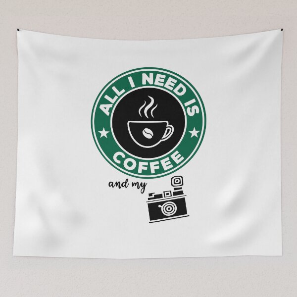 Item preview, All I Need Is Coffee and My Camera designed and sold by abdofer7.
