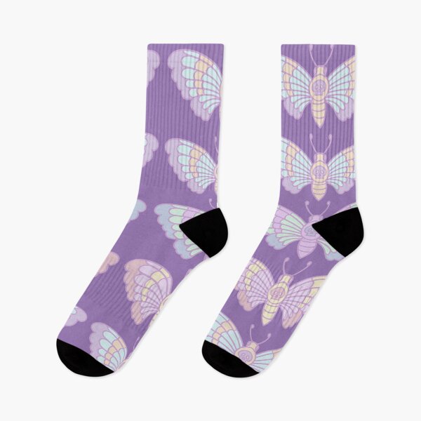 Item preview, Moths Pastel Pattern designed and sold by Pauli-.