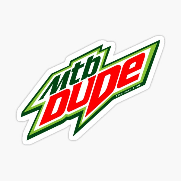 MTB Dude Sticker