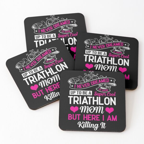 Item preview, Triathlon Mom - Here I Am designed and sold by shopbikeshirt.