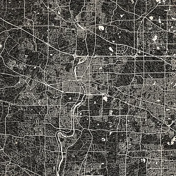 Vorschaubild zum Design Elgin map Illinois Ink lines von InkMaps