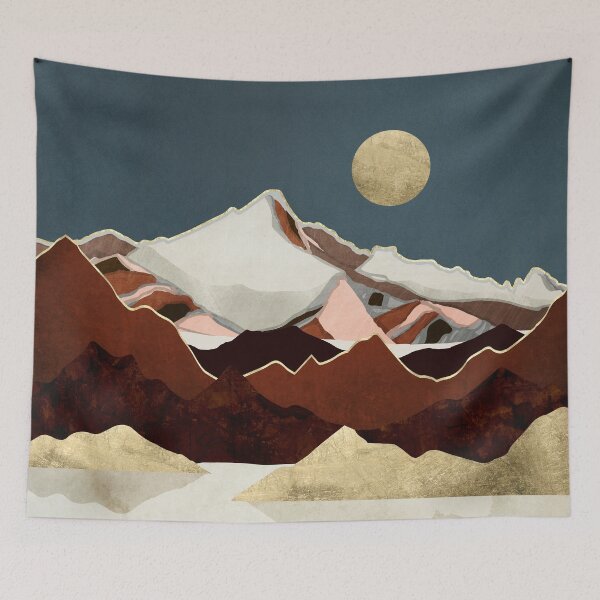 Item preview, Rustic Mountains designed and sold by spacefrogdesign.