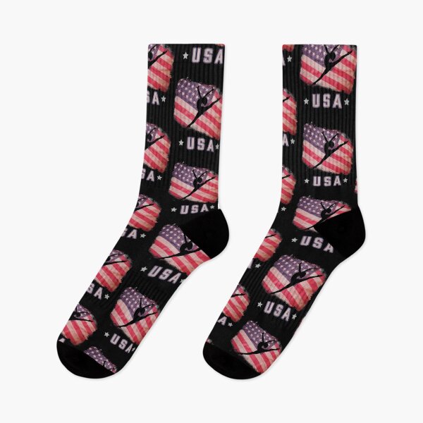 Item preview, USA American Flag Gymnastics Team Stars and Stripes USA Gymnast designed and sold by Rixta82.