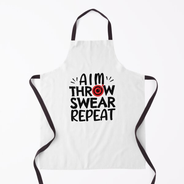 Item preview, Aim. Throw. Swear. Repeat designed and sold by TheGreenGoat.