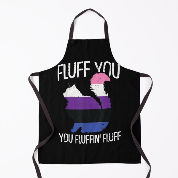 Item preview, Fluff You You Fluffin Fluff Gender-Fluid Pride Cat LGBT-Q designed and sold by KurtHolt.