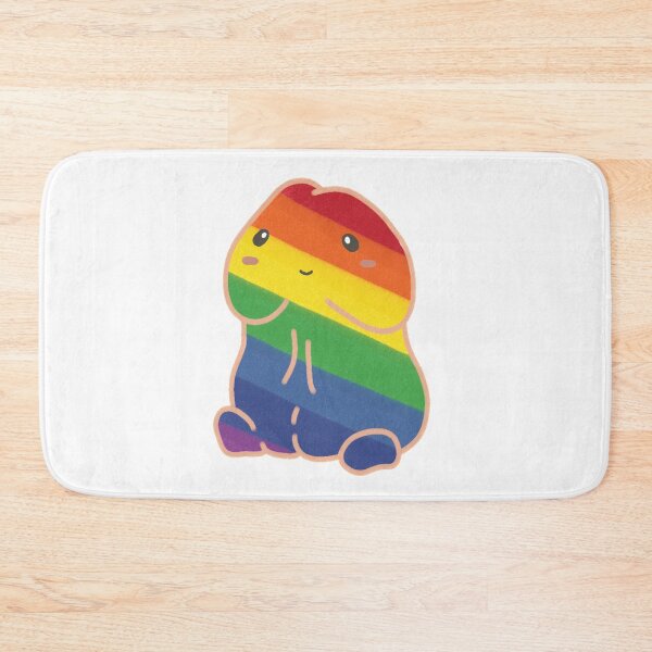 Item preview, Pride Rainbow Colorful Kawaii Penis Dick designed and sold by NamColors.