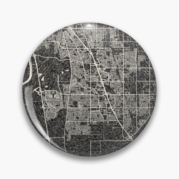 Item preview, Elk Grove map California Ink lines designed and sold by InkMaps.