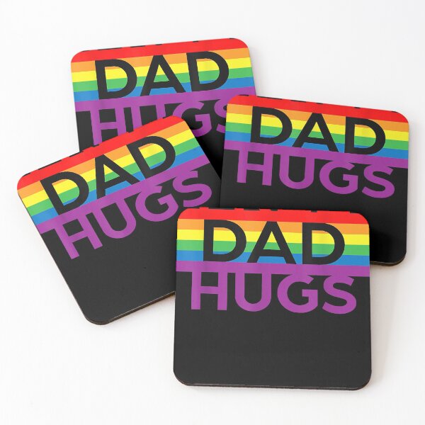 Item preview, Free dad hugs LGBT pride social movement designed and sold by KurtHolt.