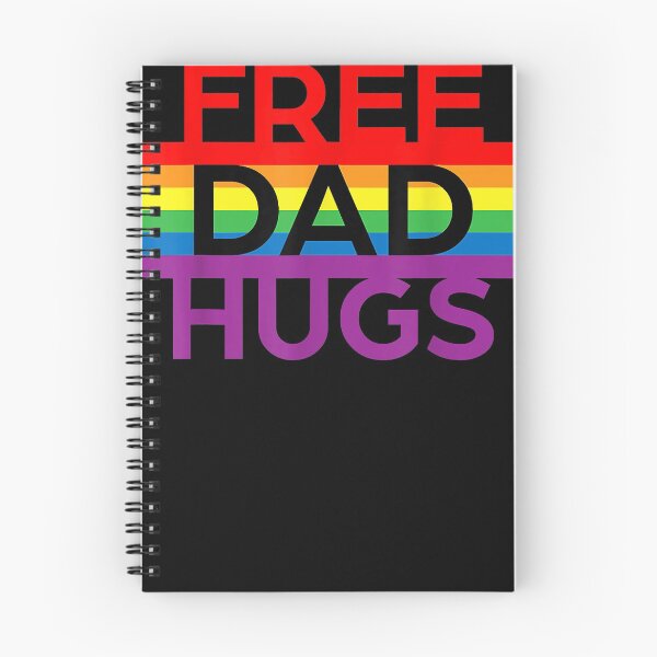 Item preview, Free dad hugs LGBT pride social movement designed and sold by KurtHolt.