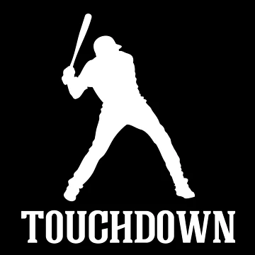 Artwork thumbnail, Touchdown Baseball by Color-Sparkle