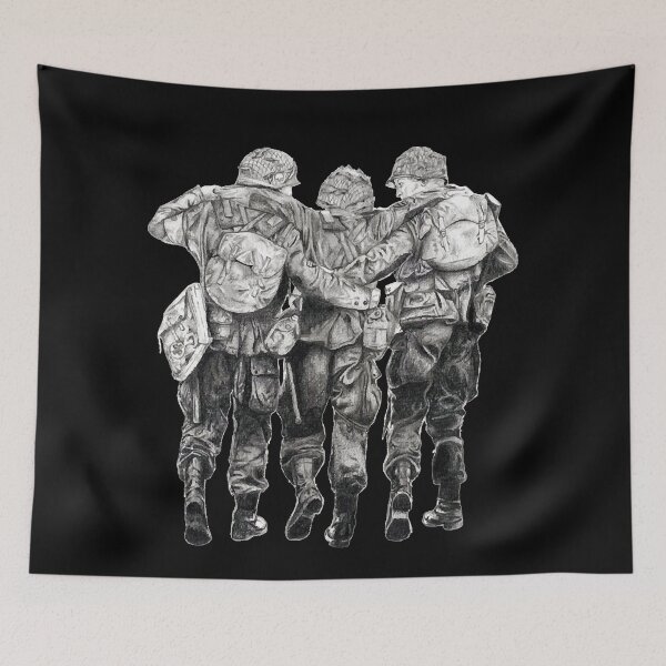 Item preview, Band of Brothers wwii soldiers camp Halloween Christmas designed and sold by BandBrothersChu.