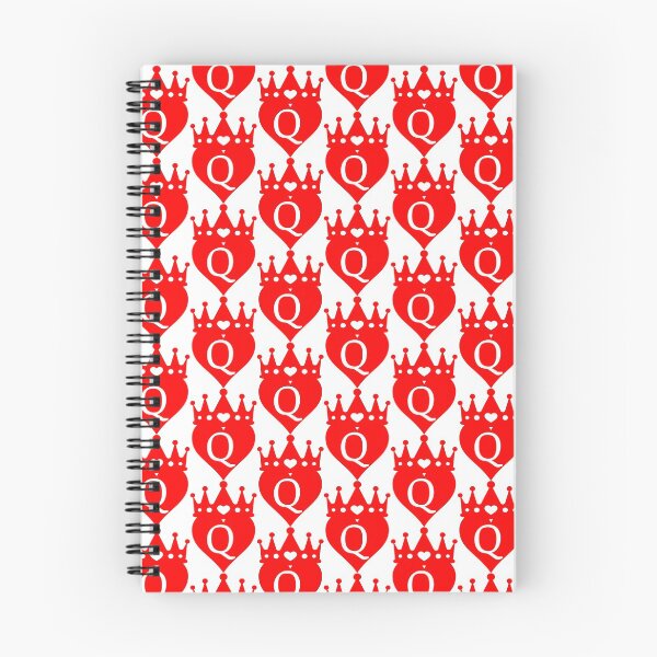 Item preview, crowned red heart with letter Q designed and sold by ronaldsonou.