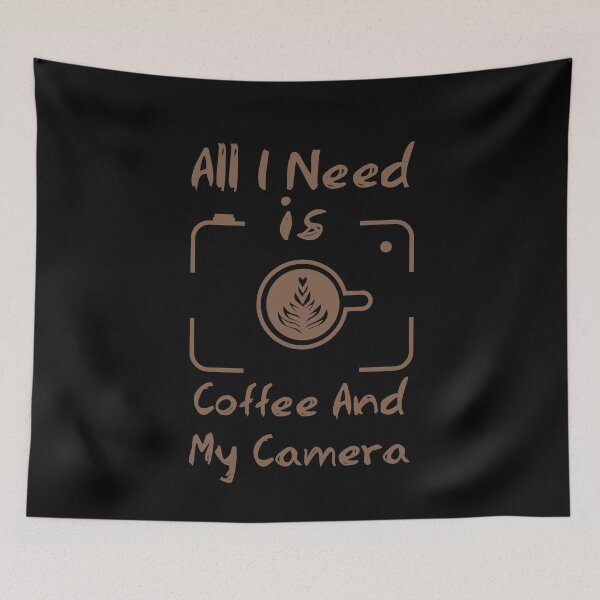 Item preview, All I Need Is Coffe And My Camera designed and sold by JoyfulGate.
