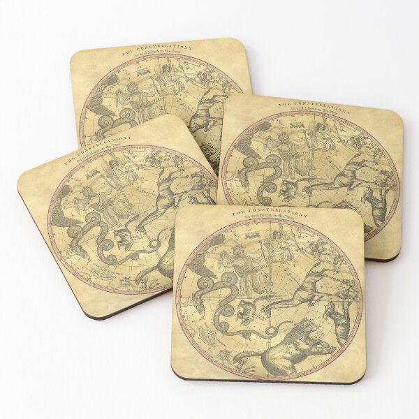 Item preview, Aesthetic Antique Star Map designed and sold by Vintage-Travel.