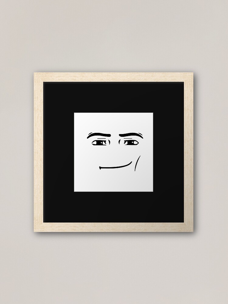 Roblox Man Face Wall Art for Sale