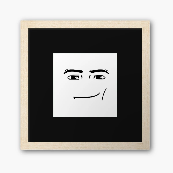 Man face Acrylic Block by MarkTheUser