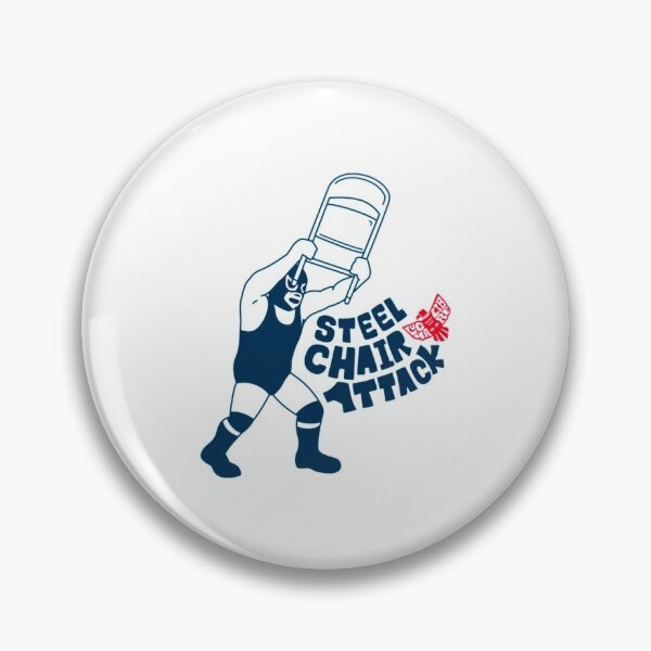 Item preview, Lucha Libre StickerSteel Chair Attack  designed and sold by Mintybatteo.