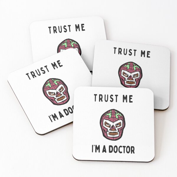 Item preview, Lucha Libre StickerTrust Me, I'm a doctor; Wagner Jr designed and sold by Mintybatteo.