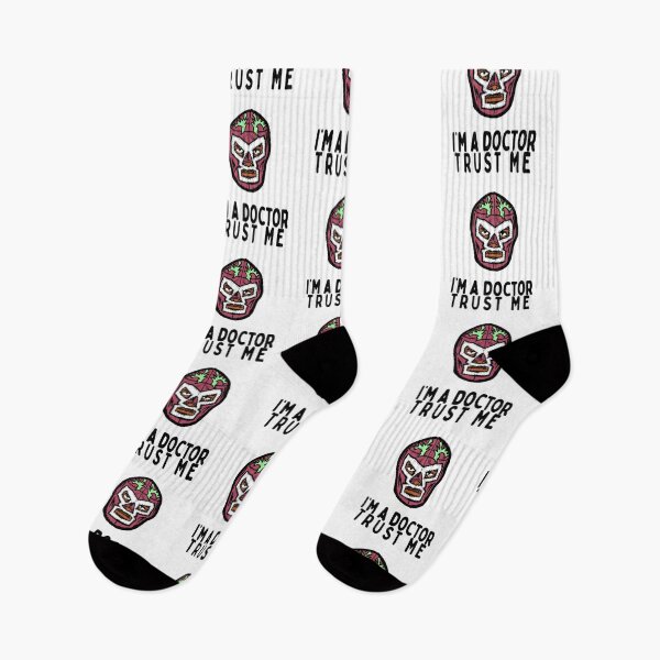 Item preview, Lucha Libre StickerTrust Me, I'm a doctor; Wagner Jr designed and sold by Mintybatteo.