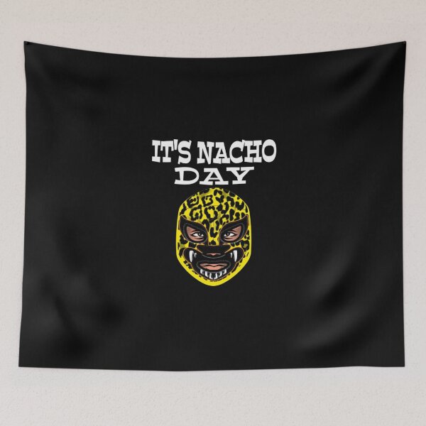 Item preview, Mexican Wrestling StickerIt's Nacho Day ! Lucha Libre Mexican Wrestler  designed and sold by Mintybatteo.