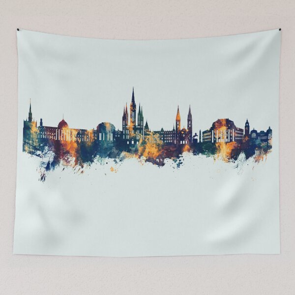 Item preview, Wiesbaden Germany Skyline designed and sold by ArtPrints.