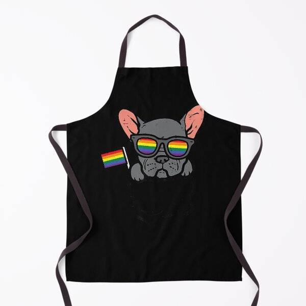 Item preview, French Bulldog Frenchie Dog Pocket LGBTQ Rainbow Gay Pride designed and sold by KurtHolt.