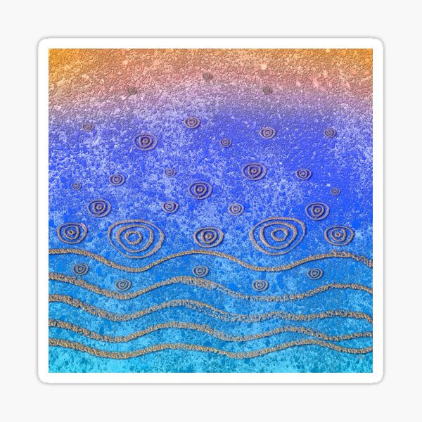 Ripples and Rain, Sea Sticker