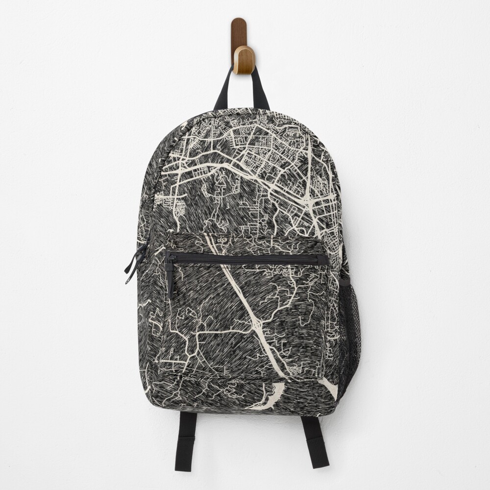 Vista previa del artículo con la obra «Mochila», diseñado y vendido por InkMaps.