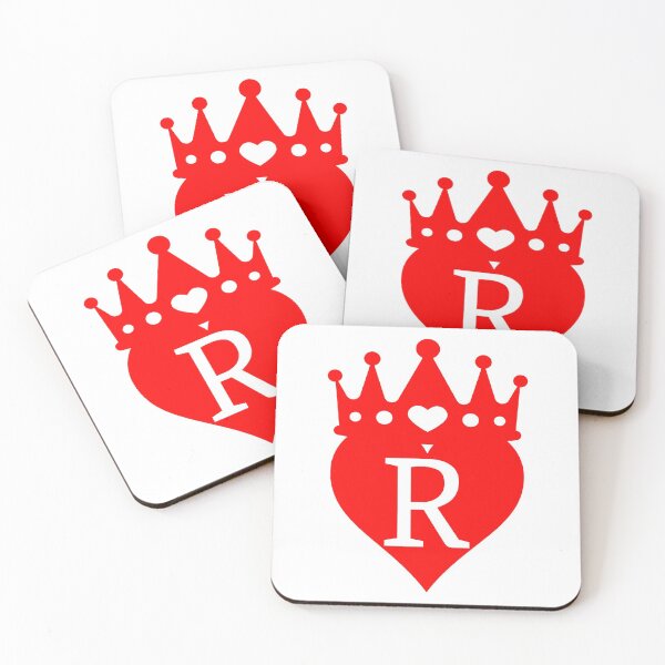 Item preview, crowned red heart with letter R designed and sold by ronaldsonou.