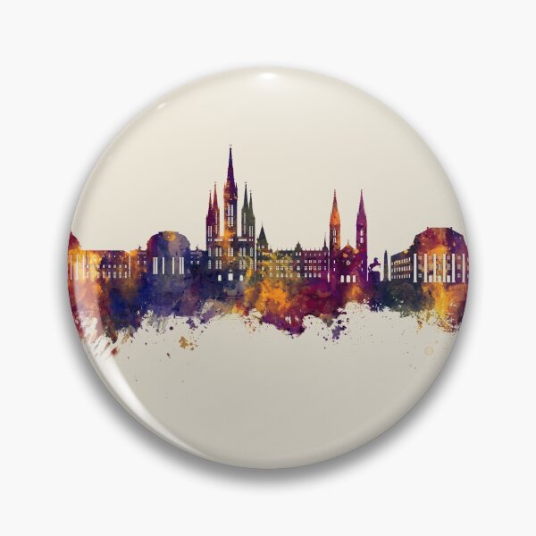 Item preview, Wiesbaden Germany Skyline designed and sold by ArtPrints.