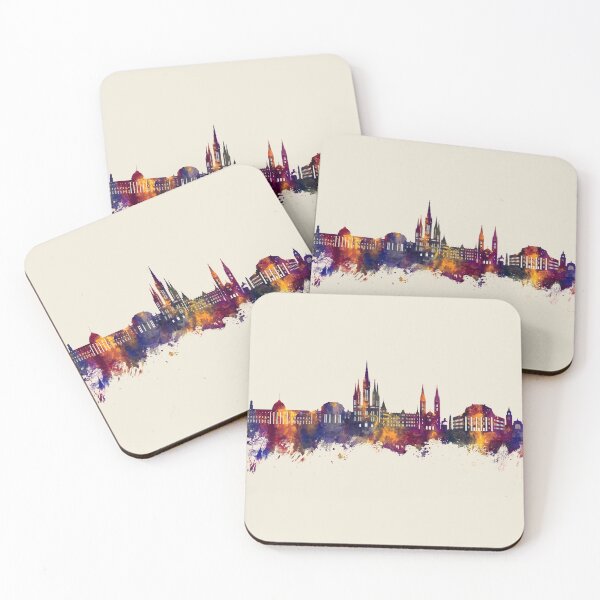 Item preview, Wiesbaden Germany Skyline designed and sold by ArtPrints.