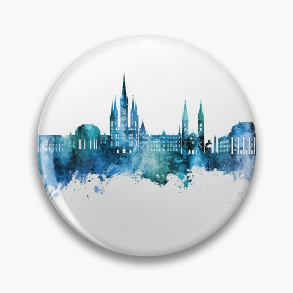 Item preview, Wiesbaden Germany Skyline designed and sold by ArtPrints.