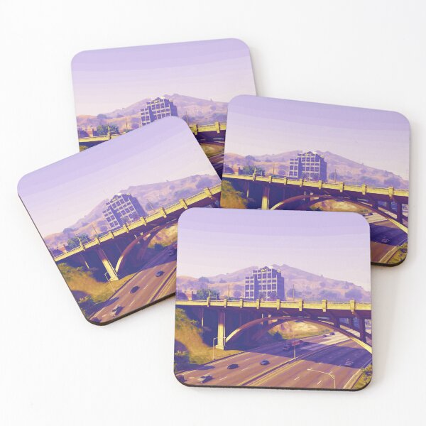 Item preview, Bridge Purple Skyline designed and sold by Camdeboo.