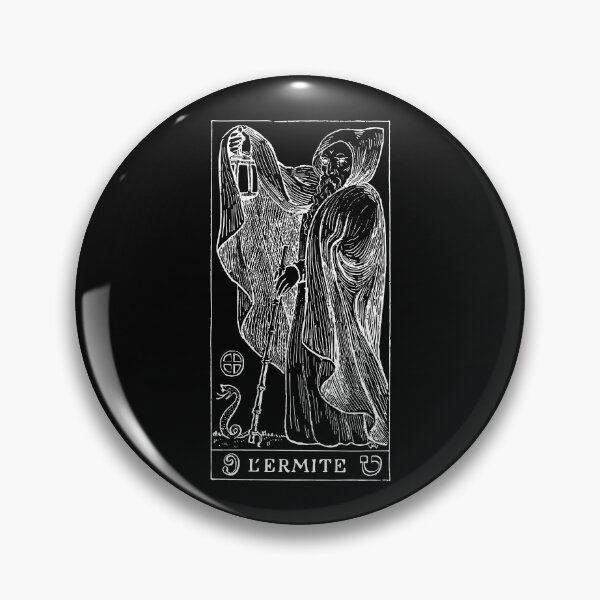 Item preview, The Hermit (IX) Tarot Card designed and sold by Happy Puppy Print On Demand.