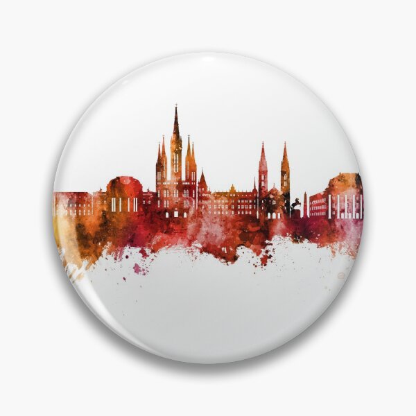 Item preview, Wiesbaden Germany Skyline designed and sold by ArtPrints.