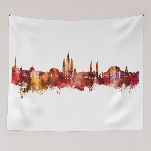 Item preview, Wiesbaden Germany Skyline designed and sold by ArtPrints.
