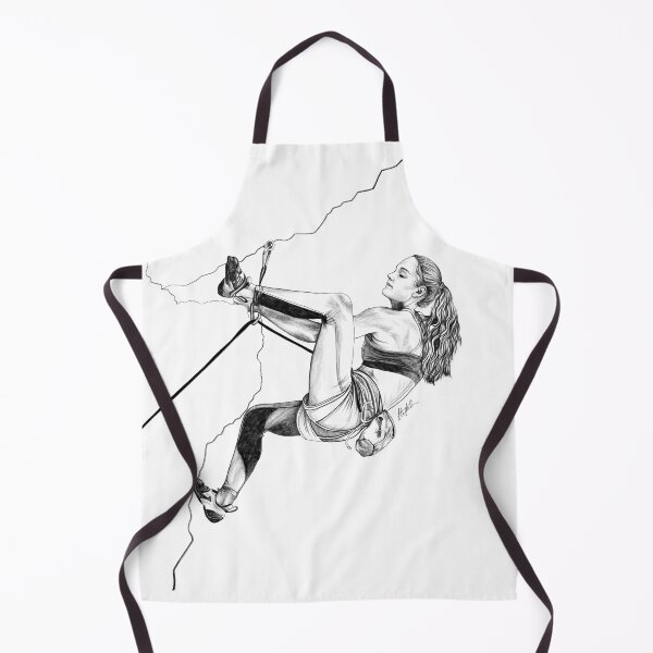 Item preview, Trad Climber digital drawing with white background designed and sold by StephCarrDesign.