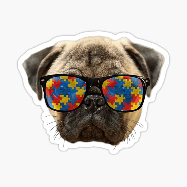 Autism Dog Stickers for Sale, Free US Shipping
