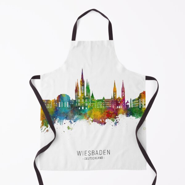 Item preview, Wiesbaden Germany Skyline designed and sold by ArtPrints.