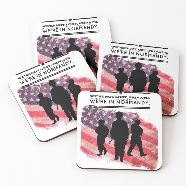 Item preview, We are In Normandy Band of Brothers wwii soldiers Halloween Christmas designed and sold by BandBrothersChu.