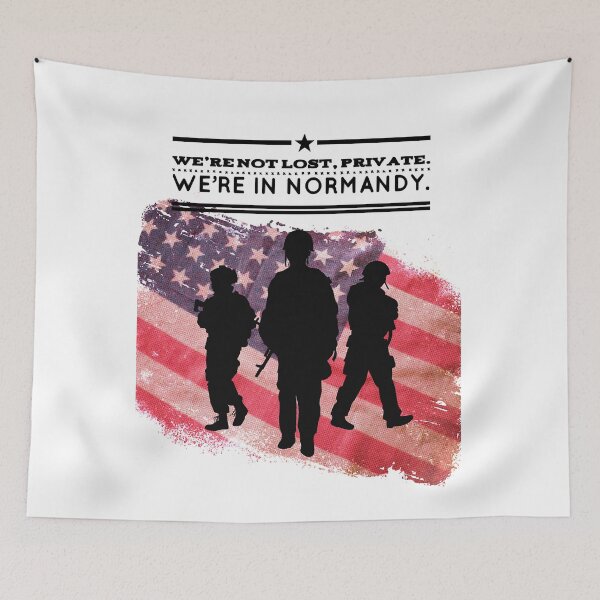 Item preview, We are In Normandy Band of Brothers wwii soldiers Halloween Christmas designed and sold by BandBrothersChu.