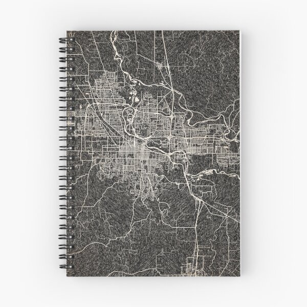 Item preview, Eugene map Oregon Ink lines designed and sold by InkMaps.