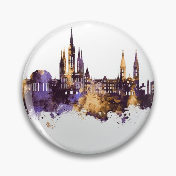 Item preview, Wiesbaden Germany Skyline designed and sold by ArtPrints.