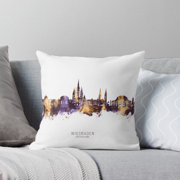 Item preview, Wiesbaden Germany Skyline designed and sold by ArtPrints.