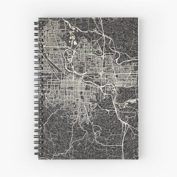 Item preview, Eugene map Oregon Ink lines 2 designed and sold by InkMaps.